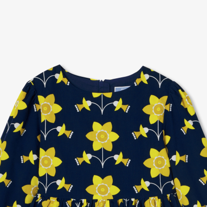 Girl dress in milleraies velvet 