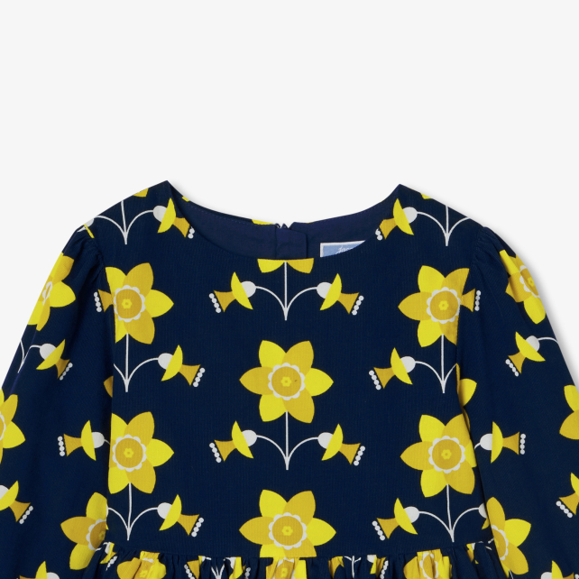 Girl dress in milleraies velvet 