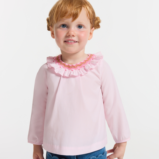 Blouse bébé manches longues