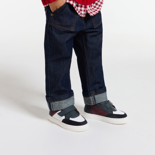 Baby boy high-top trainers