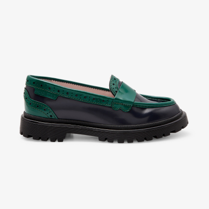 Mocassins enfant fille en cuir