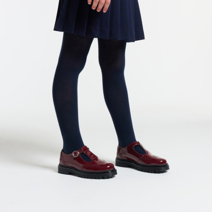 Salomés enfant fille en cuir verni