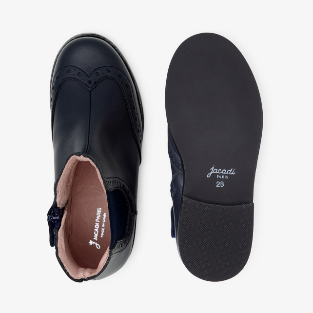 Girl leather Chelsea boots Girl leather Chelsea boots