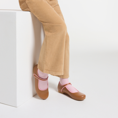 Babies enfant fille en cuir verni