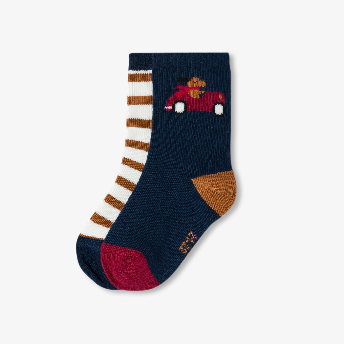 Baby boy duo of socks