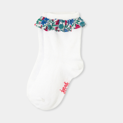 Girl socks with frill