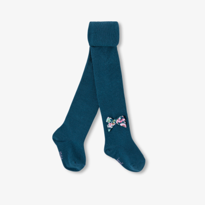 Collants bébé fille nœud en Tissu Liberty