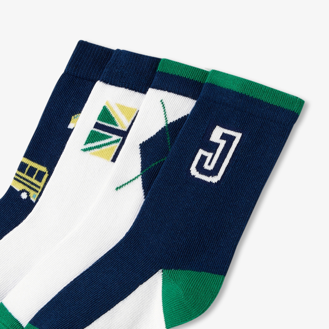 Set of 4 pairs of Boy socks Set of 4 pairs of Boy socks