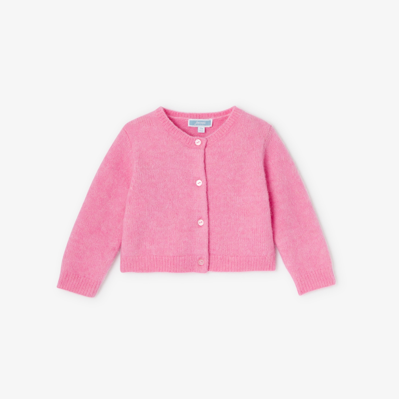 Cardigan bébé fille en laine et alpaga