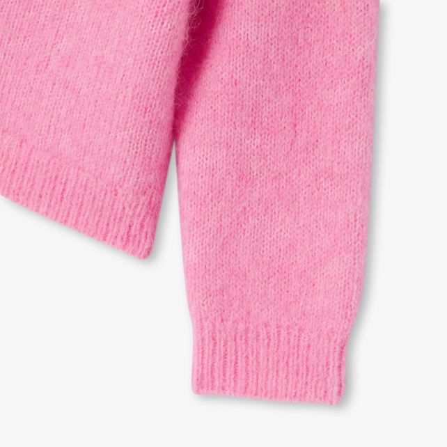 Cardigan bébé fille en laine et alpaga