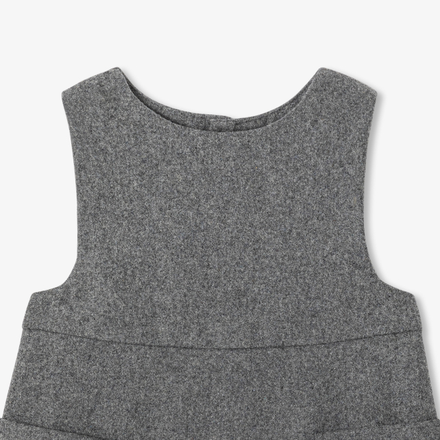 Baby girl flannel pinafore dress Baby girl flannel pinafore dress