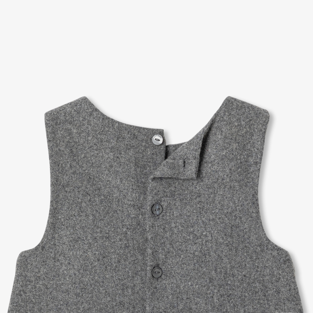 Baby girl flannel pinafore dress Baby girl flannel pinafore dress