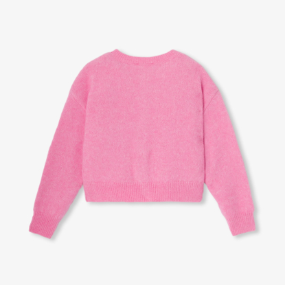 Cardigan enfant fille en laine et alpaga