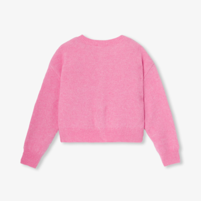 Cardigan enfant fille en laine et alpaga