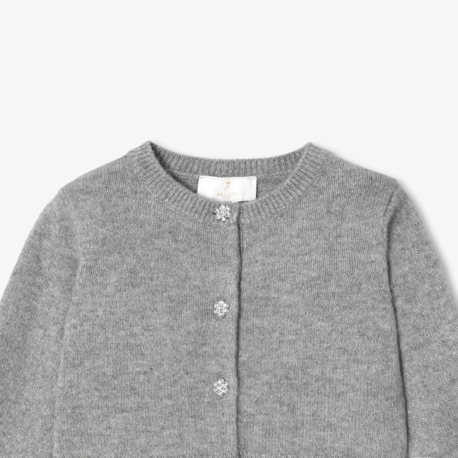 Girl wool and cashmere cardigan Girl wool and cashmere cardigan