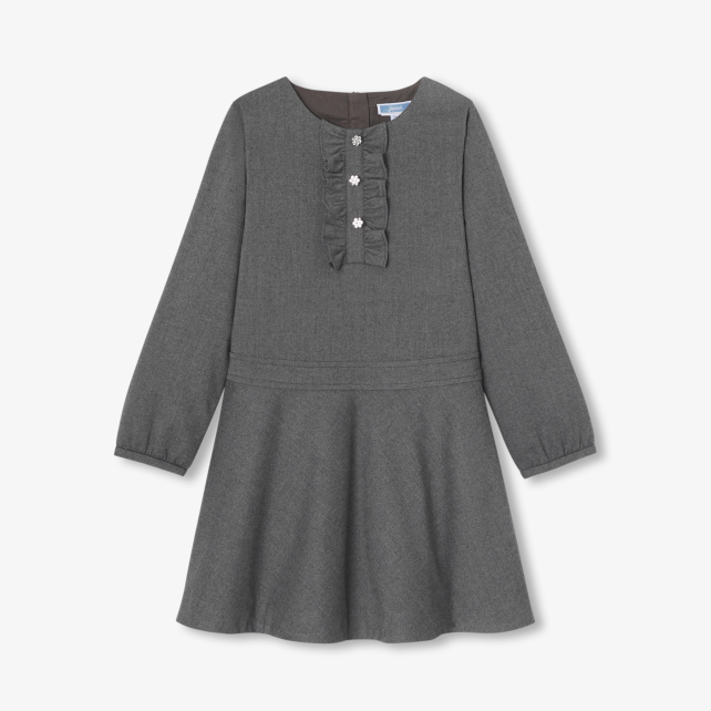 Robe enfant fille en flanelle Robe enfant fille en flanelle