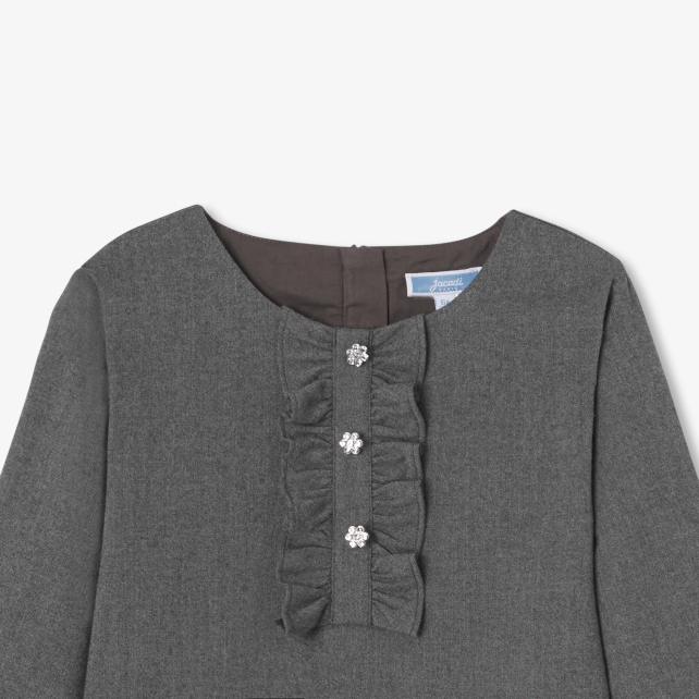 Robe enfant fille en flanelle Robe enfant fille en flanelle