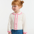 Baby girl cardigan with Peter Pan collar