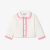 Baby girl cardigan with Peter Pan collar