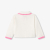Baby girl cardigan with Peter Pan collar