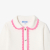 Baby girl cardigan with Peter Pan collar