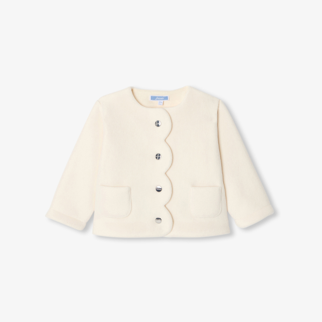 Baby girl fleece cardigan Baby girl fleece cardigan