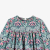 Baby girl dress in velvet Liberty fabric
