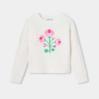 Pull enfant fille en laine