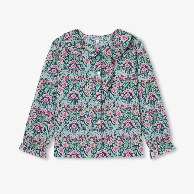 Girl blouse in Liberty fabric
