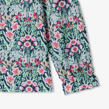 Blouse enfant fille en tissu Liberty