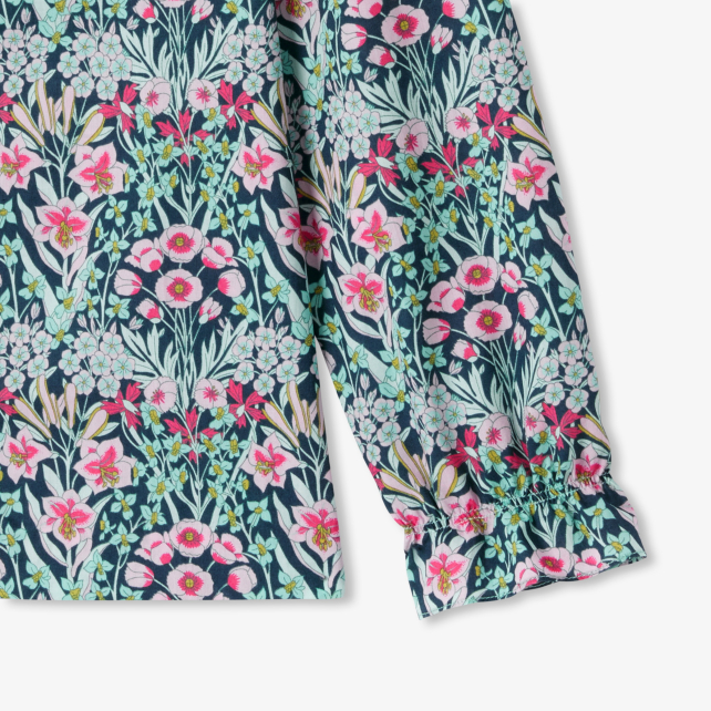 Girl blouse in Liberty fabric