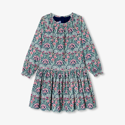 Robe enfant fille en tissu Liberty