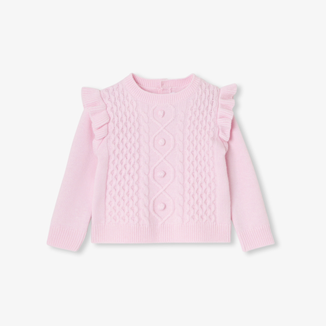 Pull bébé fille en tricot Pull bébé fille en tricot