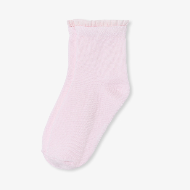 Girl socks with ruffle
